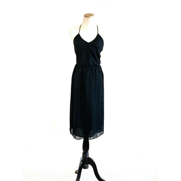 LIZZY & JOHNNY BY LUCERO Sheer Black Halter Dress Jacket Set size 7/8 - Picture 2 of 12